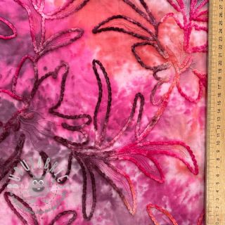 Tessuto di cotone TIE DYE Chenille manon design C