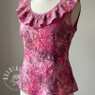 Tessuto di cotone TIE DYE Chenille manon design C