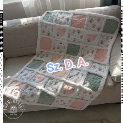 Tessuto decorativo DOBBY Colored stripe light green