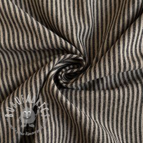 Tessuto decorativo Simone lin noir