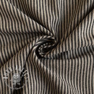 Tessuto decorativo Simone lin noir