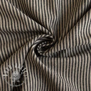 Tessuto decorativo Simone lin noir