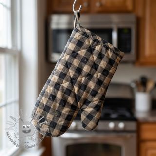 Tessuto decorativo Celestin lin noir