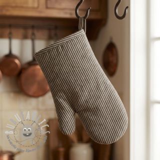 Tessuto decorativo Simone lin noir