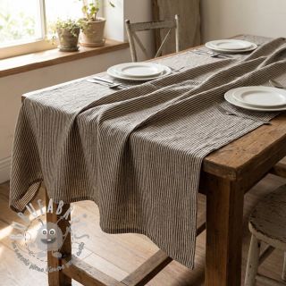 Tessuto decorativo Simone lin noir