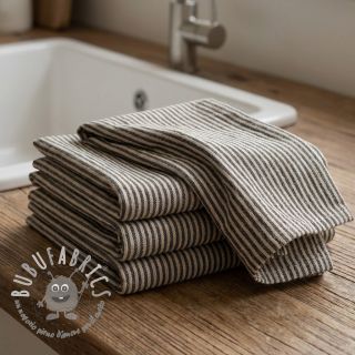 Tessuto decorativo Simone lin noir