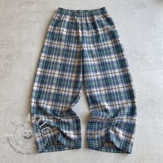 Tessuto di cotone YARN DYED CHECK BRUSHED blue