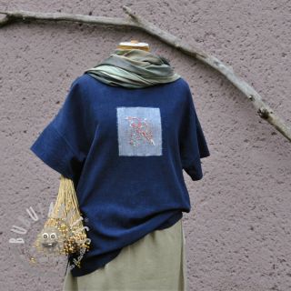 Lino prelavato 170 g navy