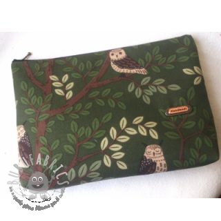 Tessuto decorativo premium Forest Wood Owl