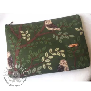 Tessuto decorativo premium Forest Wood Owl