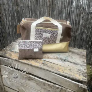 Velluto a coste HUGGY chocolat