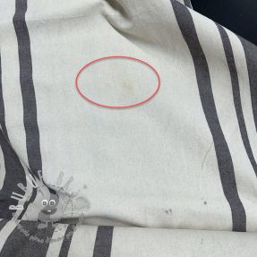 Tessuto decorativo Bernadette stripe coffee 2nd class