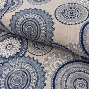 Tessuto decorativo Linenlook premium Geometric mandala