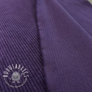 Velluto a coste 6W WASHED STRETCH dark purple