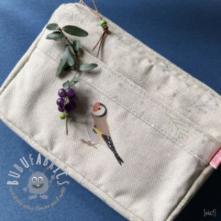 Tessuto decorativo Linenlook Tiny Garden Birds