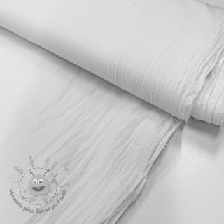 Tessuto di cotone WASHED white