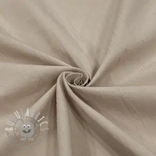 Tessuto di cotone WASHED beige