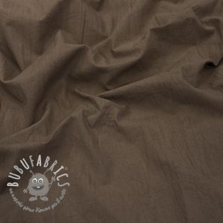 Tessuto di cotone WASHED taupe