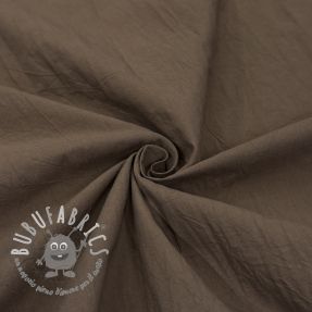 Tessuto di cotone WASHED taupe