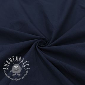Tessuto di cotone WASHED navy