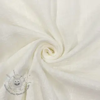 Tessuto di cotone SLUB WASHED off white