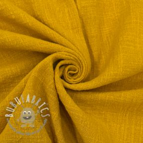 Tessuto di cotone SLUB WASHED ochre