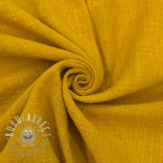 Tessuto di cotone SLUB WASHED ochre