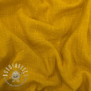 Tessuto di cotone SLUB WASHED ochre