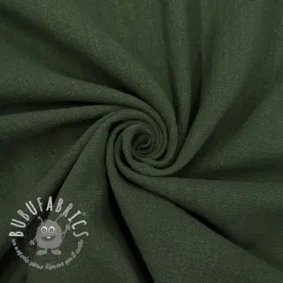 Tessuto di cotone SLUB WASHED army green