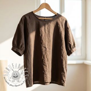 Tessuto di cotone WASHED taupe