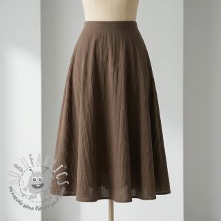 Tessuto di cotone WASHED taupe