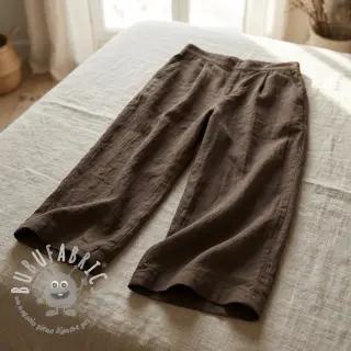 Tessuto di cotone WASHED taupe