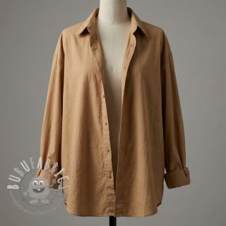 Tessuto di cotone WASHED cinnamon