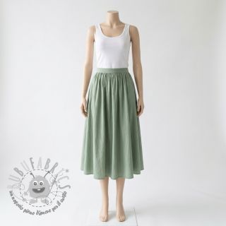 Tessuto di cotone WASHED old green