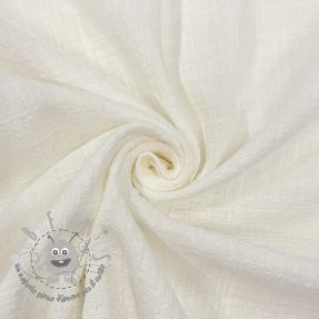 Tessuto di cotone SLUB WASHED ecru