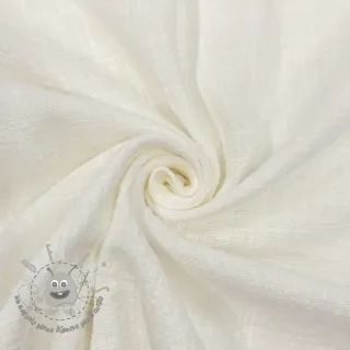 Tessuto di cotone SLUB WASHED ecru