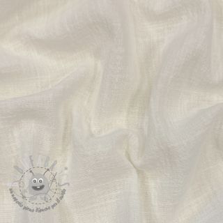 Tessuto di cotone SLUB WASHED ecru