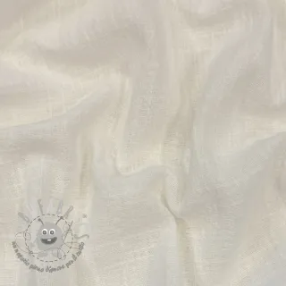 Tessuto di cotone SLUB WASHED ecru