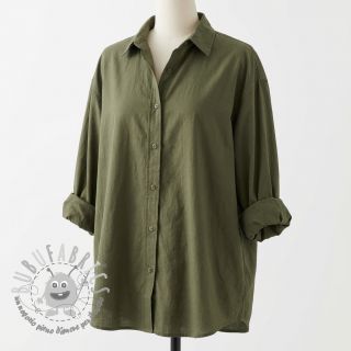 Tessuto di cotone WASHED pickle