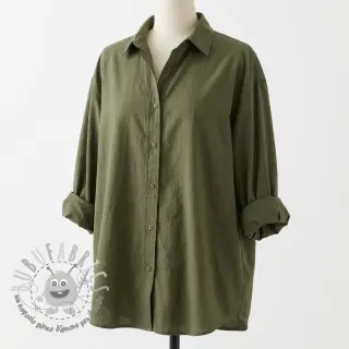 Tessuto di cotone WASHED pickle