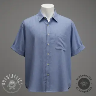 Tessuto di cotone SLUB WASHED orchid