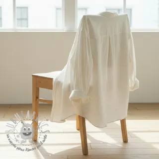 Tessuto di cotone SLUB WASHED ecru