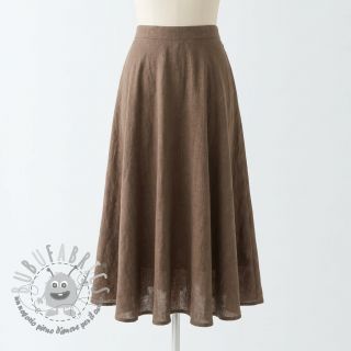 Tessuto di cotone SLUB WASHED taupe