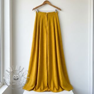 Tessuto di cotone SLUB WASHED ochre