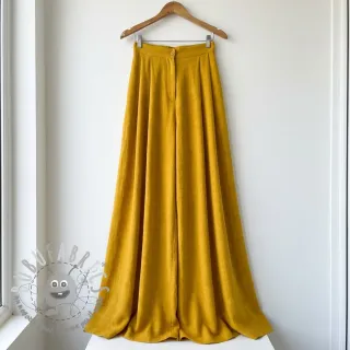 Tessuto di cotone SLUB WASHED ochre