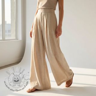 Tessuto di cotone SLUB WASHED beige