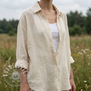 Tessuto di cotone SLUB WASHED SIMPLY NATURAL