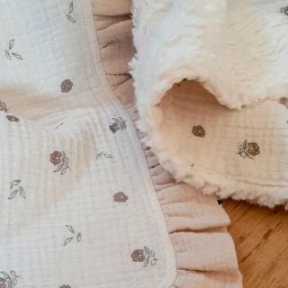 Mussola/Doppia garza Flowers SIMPLY NATURAL digital print ORGANIC