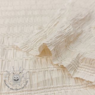 Viscosa CHENILLE JACQUARD ecru