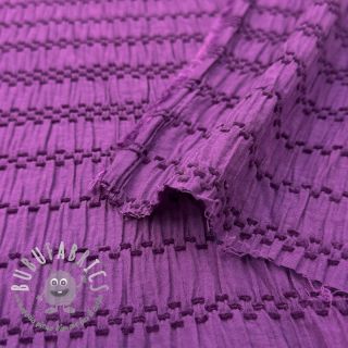 Viscosa CHENILLE JACQUARD cerise
